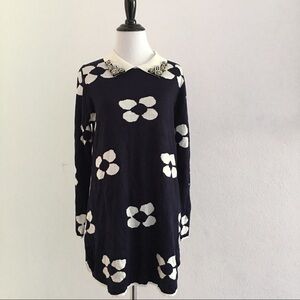 Ports International Blue Daisy Flower Tunic M